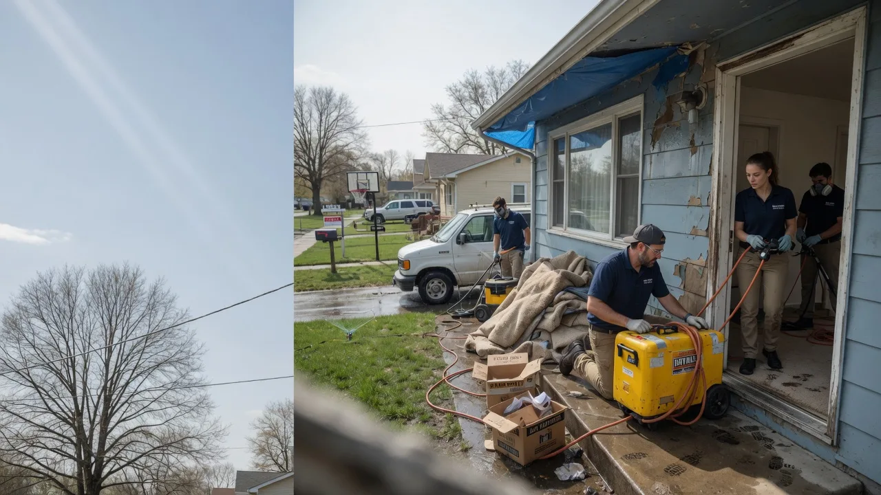 Basement Flood Cleanup in Bloomington, IL near me